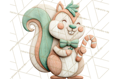 Christmas Felt Gingerbread Village PNG Clipart Product Image 3