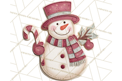 Christmas Felt Gingerbread Village PNG Clipart Product Image 3