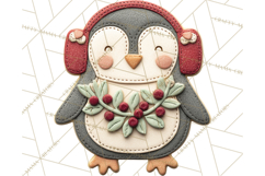 Christmas Felt Gingerbread Village PNG Clipart Product Image 4