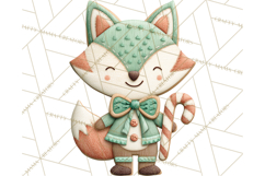 Christmas Felt Gingerbread Village PNG Clipart Product Image 2