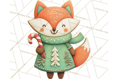 Christmas Felt Gingerbread Village PNG Clipart Product Image 4