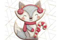 Christmas Felt Gingerbread Village PNG Clipart Product Image 5