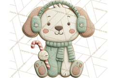 Christmas Felt Gingerbread Village PNG Clipart Product Image 2