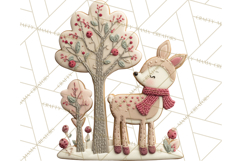 Christmas Felt Gingerbread Village PNG Clipart Product Image 3