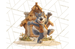 Storybook Piglets Fairy Tale Storybook PNG Clipart Product Image 2