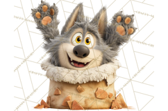 Storybook Piglets Fairy Tale Storybook PNG Clipart Product Image 5