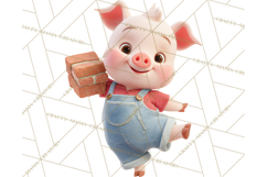 Storybook Piglets Fairy Tale Storybook PNG Clipart Product Image 3