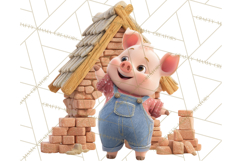Storybook Piglets Fairy Tale Storybook PNG Clipart Product Image 3