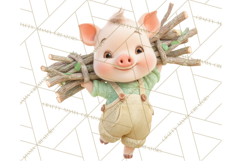 Storybook Piglets Fairy Tale Storybook PNG Clipart Product Image 4