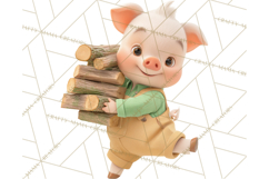 Storybook Piglets Fairy Tale Storybook PNG Clipart Product Image 5