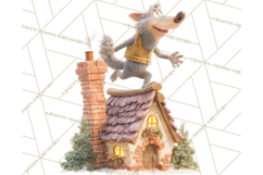Storybook Piglets Fairy Tale Storybook PNG Clipart Product Image 3