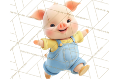 Storybook Piglets Fairy Tale Storybook PNG Clipart Product Image 5