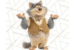 Storybook Piglets Fairy Tale Storybook PNG Clipart Product Image 4