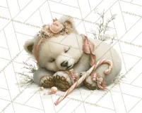 Snowy Forest Animals Clipart PNG, Holiday Woodland Art Product Image 5