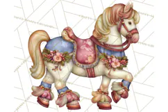 Santa’s Workshop Toys Christmas Clipart PNG Product Image 3