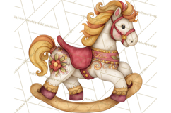 Santa’s Workshop Toys Christmas Clipart PNG Product Image 5