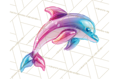 Bright Balloon Animals Clipart PNG Shiny Candy Colors Product Image 5