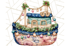 Santa’s Workshop Toys Christmas Clipart PNG Product Image 5