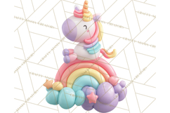 Bright Balloon Animals Clipart PNG Shiny Candy Colors Product Image 2