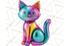 Bright Balloon Animals Clipart PNG Shiny Candy Colors Product Image 3