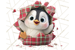 Festive Wall Burst Christmas Character PNG Clip Art Product Image 3