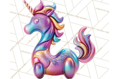 Bright Balloon Animals Clipart PNG Shiny Candy Colors Product Image 4
