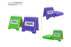 Mini Wire-O Calendar 2025 and 2026 - v2 Product Image 1