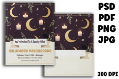 Halloween Party Invitation Witchy Mystical Chic Product Image 2