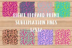 Colorful Leopard Print Sublimation PNGs Bundle Product Image 1