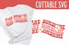 Make Sunshine Retro Shirt Design Product Image 1