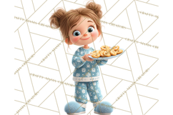 Christmas Pajamas Clipart PNG, Holiday PJ Illustration Product Image 3