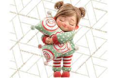 Christmas Pajamas Clipart PNG, Holiday PJ Illustration Product Image 3