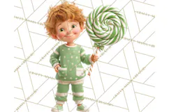 Christmas Pajamas Clipart PNG, Holiday PJ Illustration Product Image 4