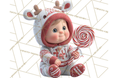 Christmas Pajamas Clipart PNG, Holiday PJ Illustration Product Image 4