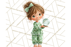 Christmas Pajamas Clipart PNG, Holiday PJ Illustration Product Image 4