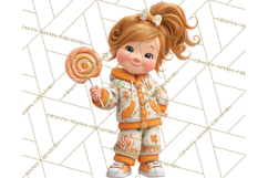 Christmas Pajamas Clipart PNG, Holiday PJ Illustration Product Image 3