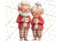 Christmas Pajamas Clipart PNG, Holiday PJ Illustration Product Image 3