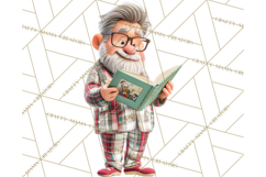 Christmas Pajamas Clipart PNG, Holiday PJ Illustration Product Image 5