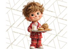Christmas Pajamas Clipart PNG, Holiday PJ Illustration Product Image 5