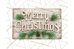 Cozy Farmhouse Christmas Clipart PNG, Wreaths & Candles Product Image 3