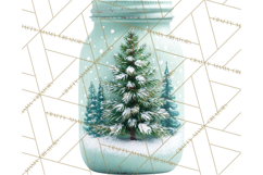 Cozy Farmhouse Christmas Clipart PNG, Wreaths & Candles Product Image 4