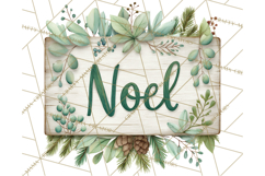 Cozy Farmhouse Christmas Clipart PNG, Wreaths & Candles Product Image 2