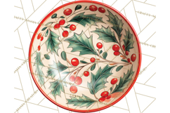 Cozy Farmhouse Christmas Clipart PNG, Wreaths & Candles Product Image 4