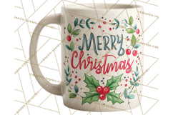 Cozy Farmhouse Christmas Clipart PNG, Wreaths & Candles Product Image 4