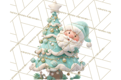 Christmas Tree Clipart PNG Cute Characters for Holiday Craft Product Image 4