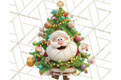 Christmas Tree Clipart PNG Cute Characters for Holiday Craft Product Image 5