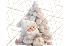 Christmas Tree Clipart PNG Cute Characters for Holiday Craft Product Image 5