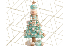 Christmas Tree Clipart PNG Cute Characters for Holiday Craft Product Image 2