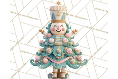 Christmas Tree Clipart PNG Cute Characters for Holiday Craft Product Image 5