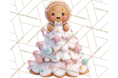 Christmas Tree Clipart PNG Cute Characters for Holiday Craft Product Image 4